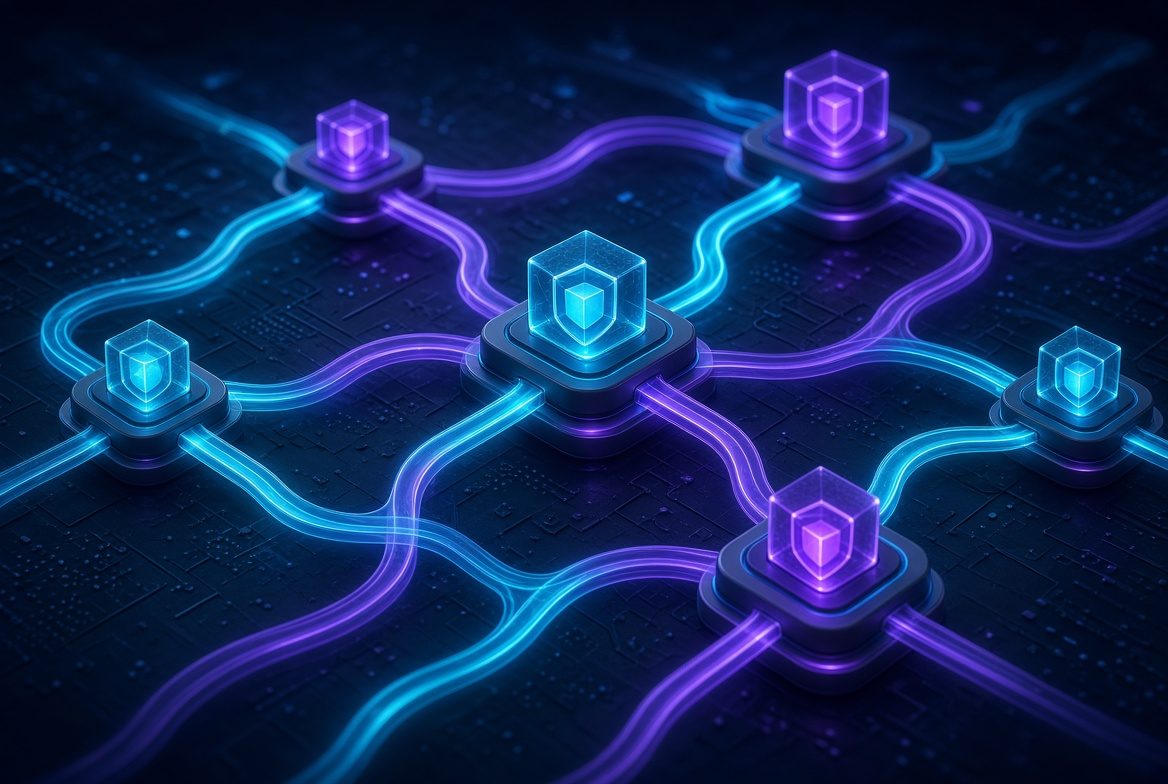 Abstract digital network of secure short links